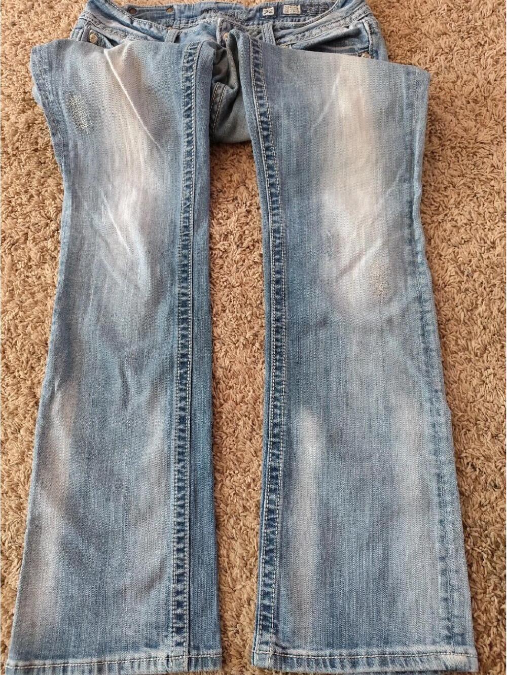 Miss Me Bootcut Mid Waist Jeans Women's Blue Size 32 - Picture 5 of 12